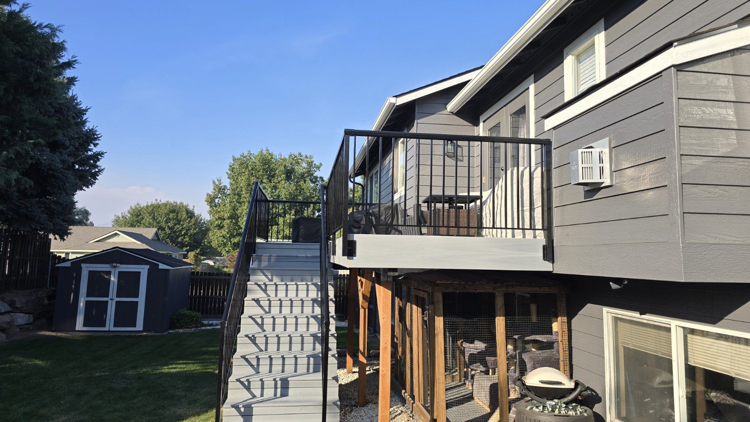 Finished deck side angle
