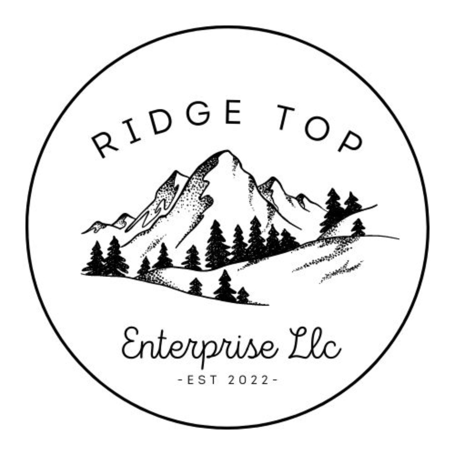Ridge Top Enterprise LLC mountain logo